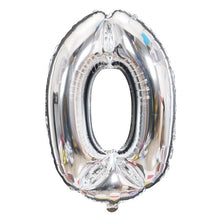 Load image into Gallery viewer, Gold Sliver 32 inch  0-9  Large Helium Digital Air Ballons Foil Children Festival Birthday Party for Kids Cartoon Hat Toys