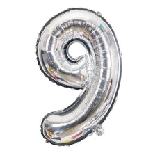 Load image into Gallery viewer, Gold Sliver 32 inch  0-9  Large Helium Digital Air Ballons Foil Children Festival Birthday Party for Kids Cartoon Hat Toys